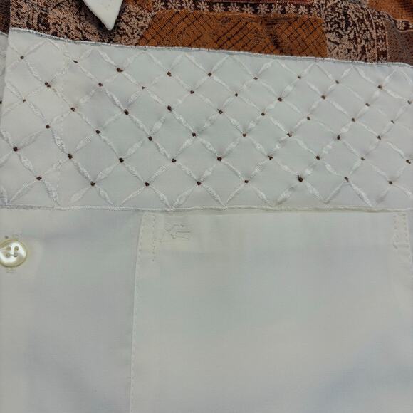 Vintage Klick Mens Western-Style Long-Sleeve Button-Up Shirt White XL Yoke Horse - Picture 11 of 12